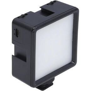 RGB Video Light, RGB Video Light LED Photography Light 360 Degree Full Color 2000mAh Rechargeable 2500?8500K Dimmable Panel Lamp Port Magnetic Attraction Video L Color
