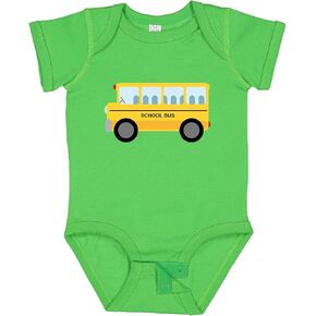 inktastic School Bus Baby Bodysuit