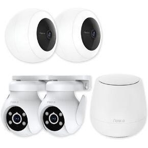 Noorio Home Security Camera System with CD200×2，B310×2，H100×1
