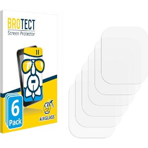 Glass Screen Protector Film Compatible with Rollme Hero S5 (6 Pack) - Glass-Foil 9H Protection [Scratch Resistant, High Clarity]