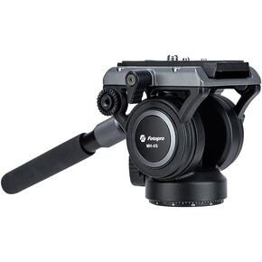 رأس الفيديو السائل Fotopro MH -6S ، رأس ثلاثي القوائم الإمالة المهنية مع دوران 360 درجة ، -75 درجة إلى 90 درجة ، لوحة إطلاق سريعة ، حمولة 13.2 رطلاً لكاميرات DSLR وكاميرات الفيديو