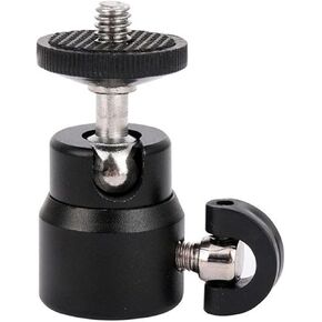 1pc ball head ملاءمة للكاميرا ترايبود LED LED Flash حامل حامل ثلاثي القوائم جبل 1/4 محول أحذية الساخنة محول المهد يدوية الإكسسوارات