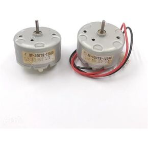 1PC RF-500TB-12560 Precious Metal Brush Electronic Starter DC 3V 6V 12V 5500RPM Round Engine(No Wire)