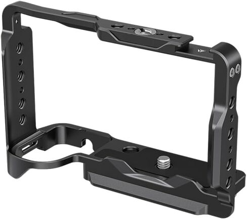 قفص الكاميرا لـ ZV-E10 II مع حذاء البرد السريع ARCA-SWISS متوافق مع TRUPOD RS4/RS4 Pro Gimbal ARCA (أسود) in Kuwait