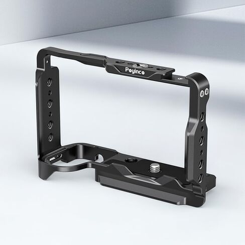 قفص الكاميرا لـ ZV-E10 II مع حذاء البرد السريع ARCA-SWISS متوافق مع TRUPOD RS4/RS4 Pro Gimbal ARCA (أسود) in Kuwait
