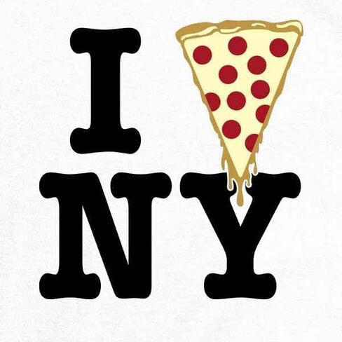 Pop Threads I Pizza New York Funny Slice Graphic Love NYC Infant Baby Boy Girl Bodysuit in Kuwait