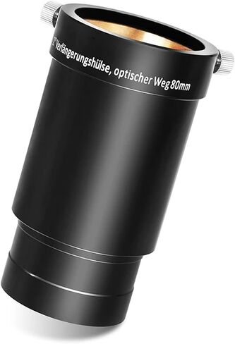 2 Inch Metal Optical Length 35mm/50mm/80mm Eyepiece Extension Tube Adapter for Astronomical Telescopes 2-Inch Filter Threads(80mm) in Saudi Arabia