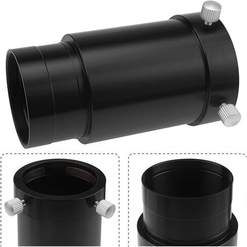 2 Inch Metal Optical Length 35mm/50mm/80mm Eyepiece Extension Tube Adapter for Astronomical Telescopes 2-Inch Filter Threads(80mm) in Saudi Arabia