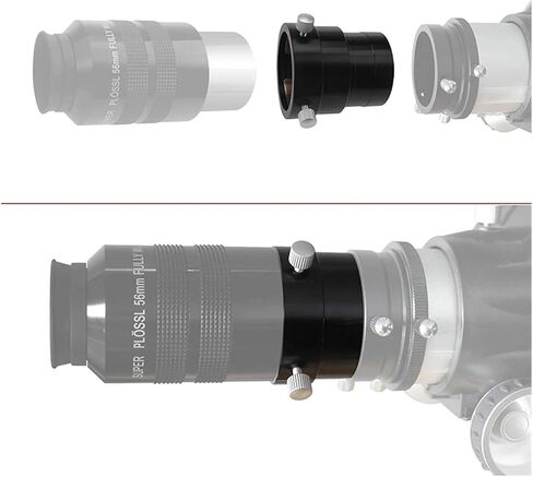 2 Inch Metal Optical Length 35mm/50mm/80mm Eyepiece Extension Tube Adapter for Astronomical Telescopes 2-Inch Filter Threads(80mm) in Saudi Arabia