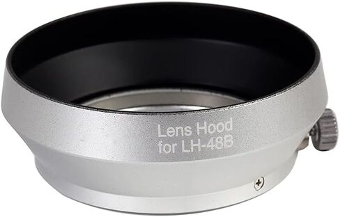 LH-48B Metal Lens Hood for Olympus M. Zuiko Digital 17mm F1.8 Lens LH-48B Camera Lens (Sliver) in Kuwait