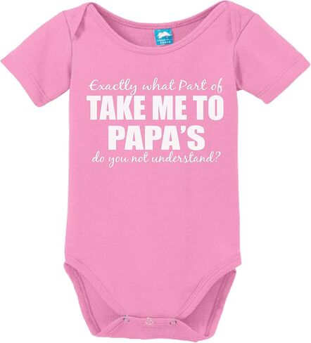 Take me to Papas Funny Bodysuit Baby Romper in Saudi Arabia