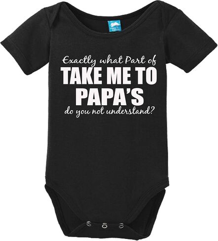 Take me to Papas Funny Bodysuit Baby Romper in Saudi Arabia