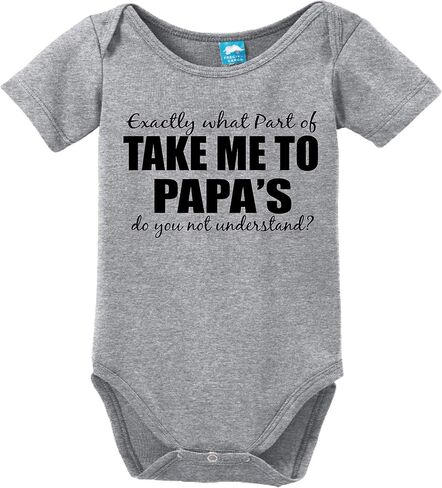 Take me to Papas Funny Bodysuit Baby Romper in Saudi Arabia