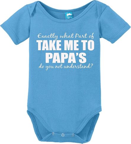 Take me to Papas Funny Bodysuit Baby Romper in Saudi Arabia