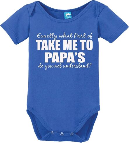 Take me to Papas Funny Bodysuit Baby Romper in Saudi Arabia