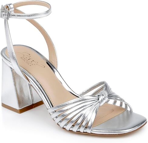 Jewel Badgley Mischka Nariah Cage Block Heel Sandals in Saudi Arabia