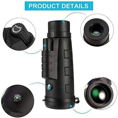 Monoculars Telescope High Power Telescope 40x60 Monocular High Powered Telescope Mobile Phone Telescope - for Bird Watching Hiking Camping Wildlife for Adult Bird Watching Outdoor Binoculars in Saudi Arabia