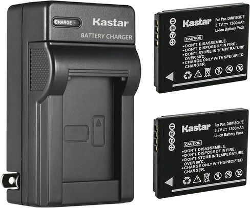 Kastar AC Wall Battery Charger Replacement for Panasonic DMW-BCH7 DMW-BCH7PP DMW-BCH7GK Battery, Panasonic Lumix DMC-FP1, Lumix DMC-FP2, Lumix DMC-FP3, Lumix DMC-FT10, Lumix DMC-TS10 Camera in Saudi Arabia