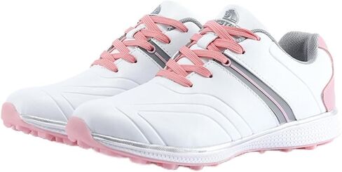 Water-Resistant Golf Shoes for Womens Outdoor Spikeless Golf Footwears Comfort Fashion Leather Walking Trainers in Saudi Arabia
