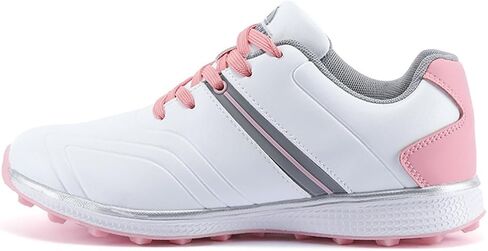 Water-Resistant Golf Shoes for Womens Outdoor Spikeless Golf Footwears Comfort Fashion Leather Walking Trainers in Saudi Arabia
