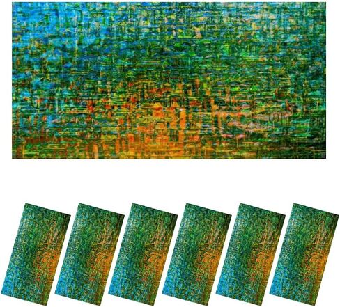 6 Pack Fluorescent Light Covers for Ceiling Light, Colorful Light Filters for Classroom Office Home, 4' x 2' Decorative Magnetic Light Cover in Kuwait