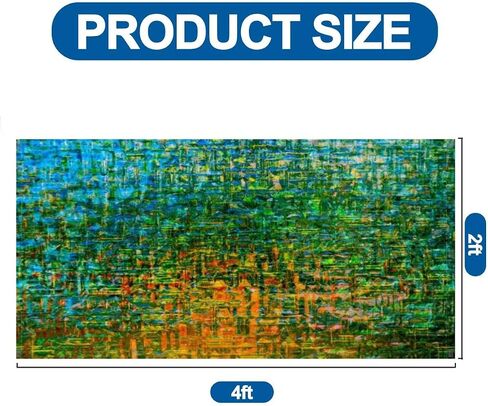6 Pack Fluorescent Light Covers for Ceiling Light, Colorful Light Filters for Classroom Office Home, 4' x 2' Decorative Magnetic Light Cover in Kuwait