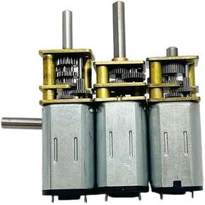 GA12-N30 Full Metal Gearbox Gear Reducer Electronic Starter DC 5V 6V 9V 12V 5RPM/30RPM/50RPM Slow Speed Large Torque Short/Long Shaft(Model C)