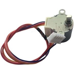 Gear Stepper Electronic Starter 24BYJ48 DC 12V 4 Phase 5 Wire Geared Box Reduction Air Conditioner Stepping Electronic Starter Gear Ratio 1:40