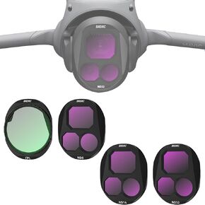 Filter Set for DJI Mavic 4 Pro Drone Camera Optical Glass Lens MCUV CPLND8 ND16 ND32 Filters Accessoires (CPL)