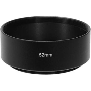 52mm Mount Standard Metal Lens Hood for, black, 128919A3