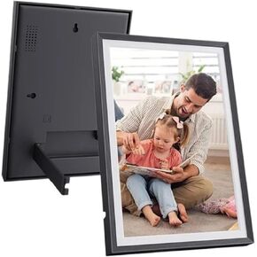 10.1" WiFi Digital Photo Frame with 32GB Storage, IPS Touch Screen, Auto Rotation, HD 1280x800 Resolution, Seamless Wireless Sharing