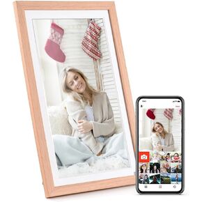 15.6 Inch WiFi Digital Photo Frame 1920x1080 IPS Screen, 16GB Storage, Cloud Frame with APP Photos Sharing, Auto Rotation