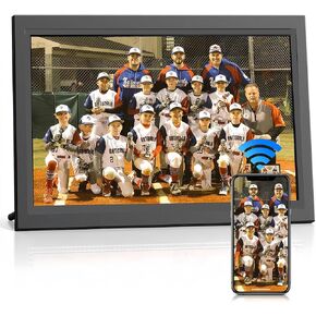 15.6 inch Digital Photo Frame,Digital Picture Frame，Electronic Picture Frame with Full Touchscreen 1080P HD Display | Elegant Digital Photo Frame to Easily Share Memories with Family and Friends