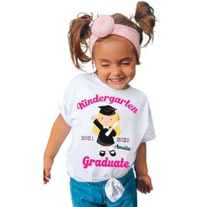 Kindergarten Graduation Shirt For Girl Personalized Shirt Graduation Gift Shirt Kids
