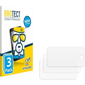 Glass Screen Protector Film Compatible with Burg Wächter eGuard DG 8100 (3 Pack) - Glass-Foil 9H Protection [Scratch Resistant, High Clarity]