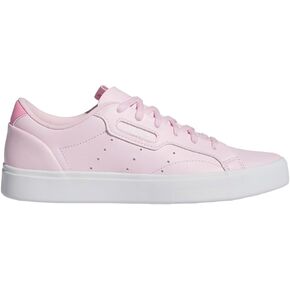 adidas Womens Sleek Lace Up Sneakers Shoes Casual - Pink