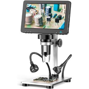 Portability 7Inch LCD Microscope with Rechargeable Battery and 12MP Precise Focusing for Detailed Scientific Exploration