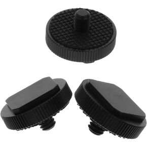 3pcs Hot Shoe Mount Adapter Bracket for Camera Rig Compatible Tripods Monitors and Microphones Construction