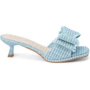 BEACH by Matisse Womens Penelope Square Toe Kitten Pumps Dress Casual Low Heel 1-2" - White