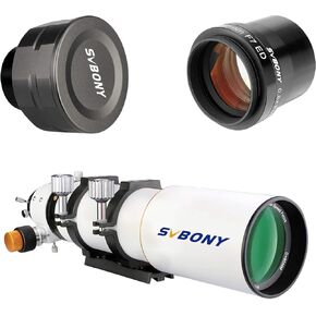 SVBONY SV503 Telescope Tube, 80mm F7 Telescope OTA Bundle with SV193 Focal Reducer and SV205 Planetary Camera