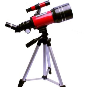 s Astronomical Telescop Convenient300mm/70mm monocular Portable Refractor Telescop ConvenientEyepiece 3X Extender Retractable Tripod Suitable for Astronomical
