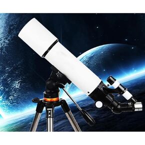 Astronomical Telescop ConvenientBeginners Adults, Telescop Convenientfor Astronomy Beginners, 80mm Astronomy refracting Telescop Convenientwith Tripod, Portabl