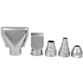 5pcs Hot Air Gun Nozzles Stainless Stee Heat Blower Tip Accessories