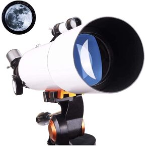 Telescop Convenients for Astronomy Beginners,80MM Large Objective Lens,AstronomicalTelescop Convenient,Great Astronomy Gift for s to Explore Moon Space
