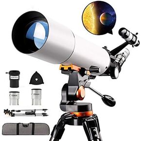 Telescop ConvenientTelescop Convenients for Adults s and Beginners, Astronomy Professional Refractor Telescop ConvenientEQ Mount High Magnification Stargazing P