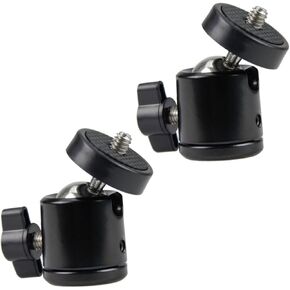Angoily 2Pcs Spherical Head Damping Slide Platform for Cameras Tilt for Tripods Monopods Compatible with Screw for Photography Enthusiasts