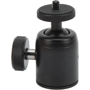 Q35 SLR Camera Tripod Ball Head | Aluminum Alloy Rotating Ball Head for Video Capture/Photography | 1/4 & 3/8 Screw Mount | 2kg Load Capacity