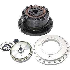 1pcs Speed Ratio 30 to 1-160 to 1 Cup Type Harmonic Drive with Flange Plate Harmonic for Nema17 23 Step 40 60 80mm Flange Servo Motor(ZXS14 for 42mm Step)