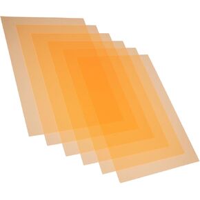 6pcs ملونة ناشر مصور للضوء لتصحيح ألوان مرشحات مصباح الفصول الدراسية والتصوير الفوتوغرافي مرشح الهلام الناقل متعدد الأغراض متعددة الأغراض