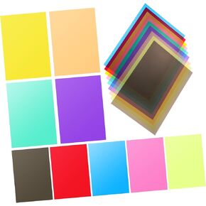 DOITOOL 9Pcs Color Correction Gel Light Filter for Photography Film and Stage for Effects and Color Mixing